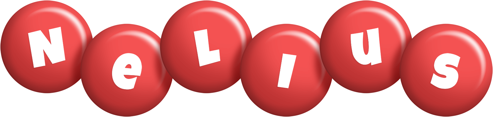 Nelius candy-red logo