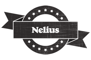 Nelius grunge logo