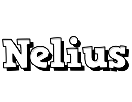 Nelius snowing logo