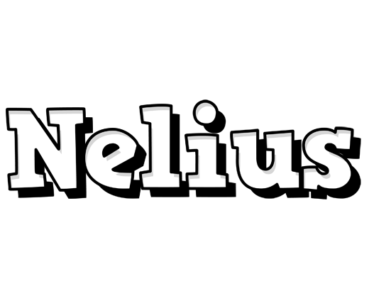 Nelius snowing logo