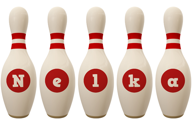 Nelka bowling-pin logo