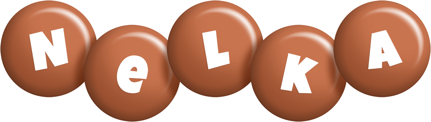 Nelka candy-brown logo