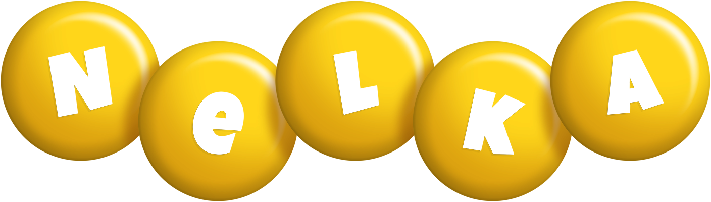 Nelka candy-yellow logo