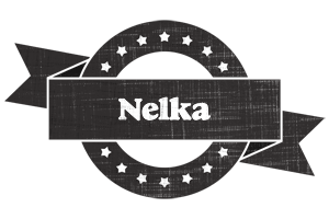 Nelka grunge logo