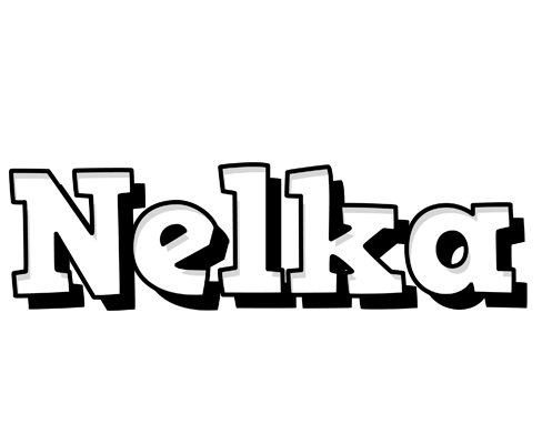 Nelka snowing logo