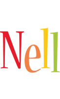 Nell birthday logo