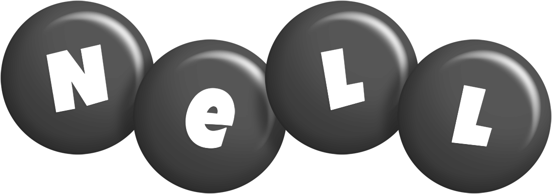 Nell candy-black logo