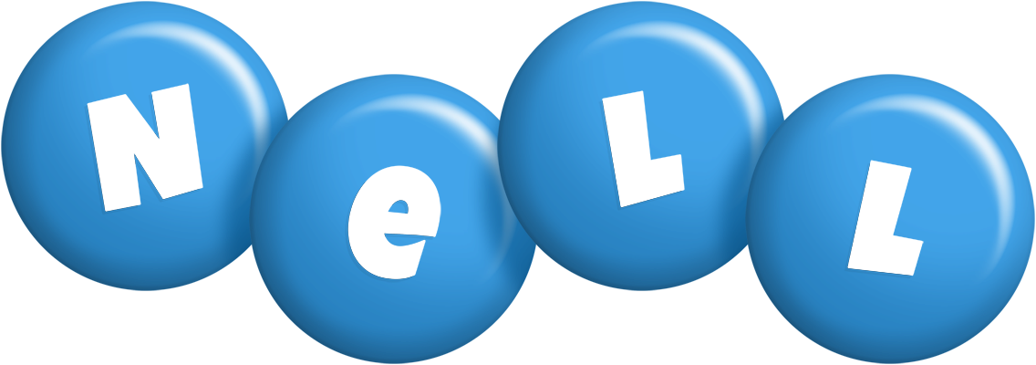 Nell candy-blue logo