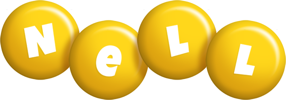 Nell candy-yellow logo