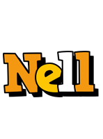 Nell cartoon logo