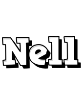 Nell snowing logo