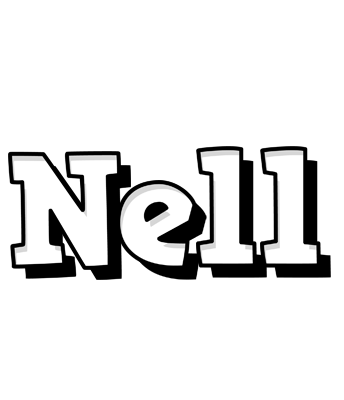 Nell snowing logo