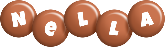 Nella candy-brown logo