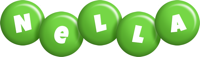 Nella candy-green logo