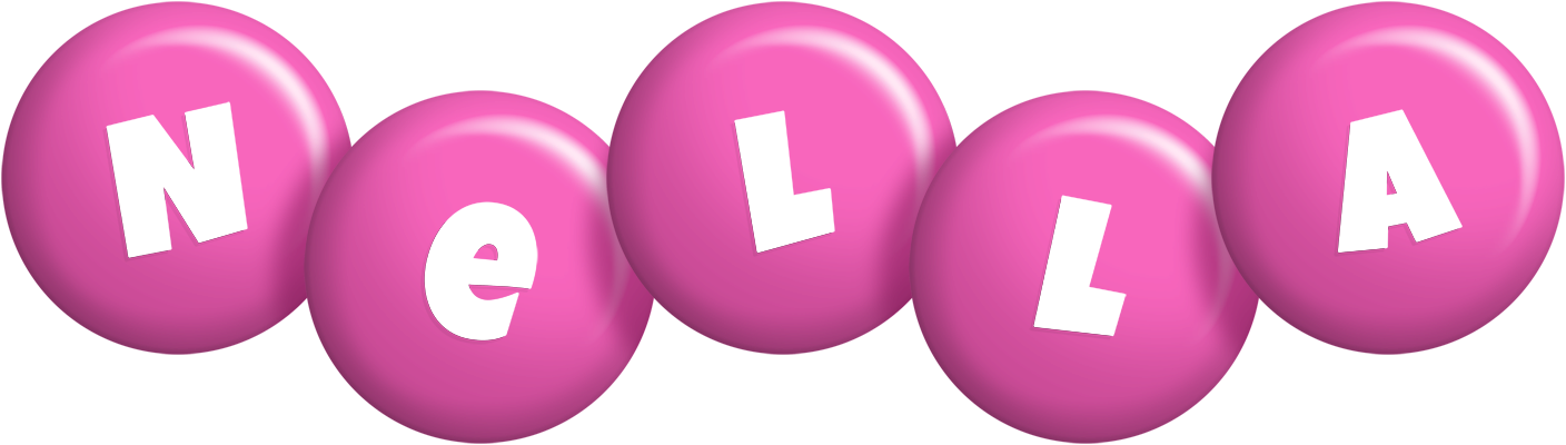 Nella candy-pink logo