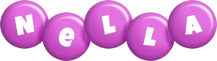 Nella candy-purple logo