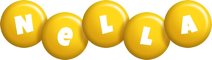 Nella candy-yellow logo