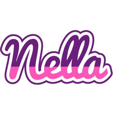 Nella cheerful logo