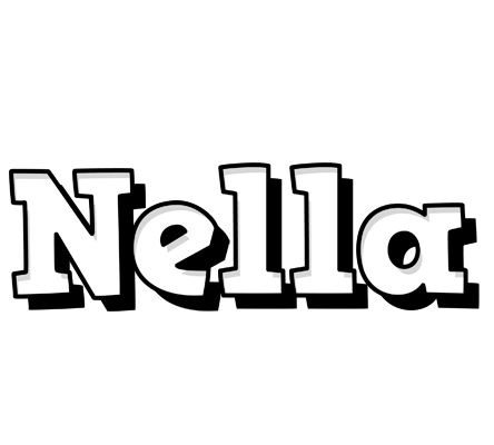 Nella snowing logo