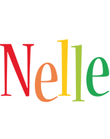 Nelle birthday logo