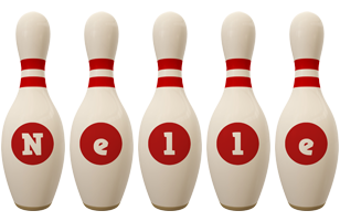 Nelle bowling-pin logo