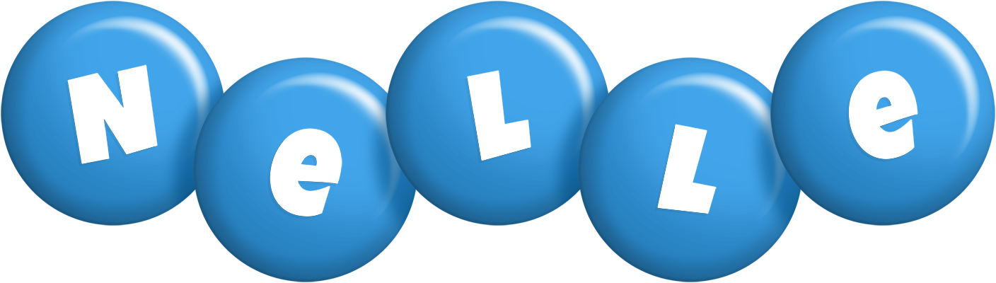Nelle candy-blue logo