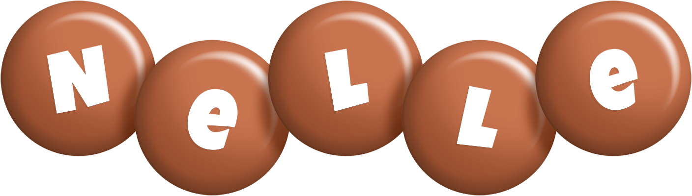 Nelle candy-brown logo