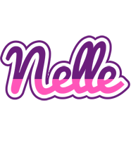 Nelle cheerful logo