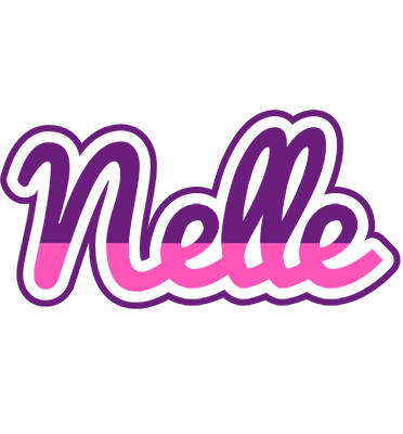Nelle cheerful logo