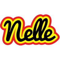 Nelle flaming logo