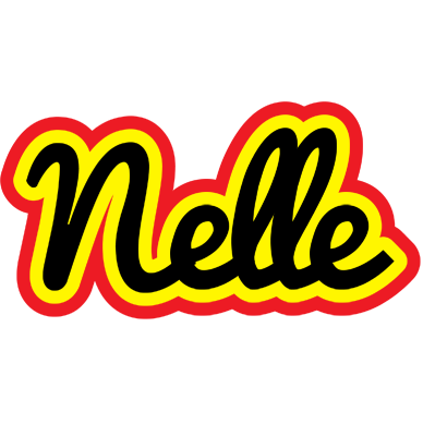 Nelle flaming logo