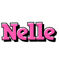 Nelle girlish logo