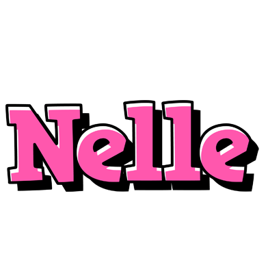 Nelle girlish logo