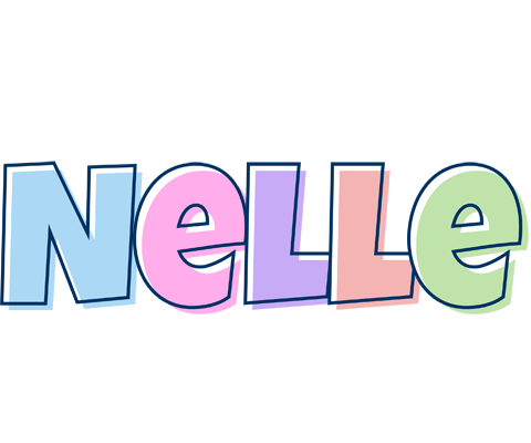 Nelle pastel logo