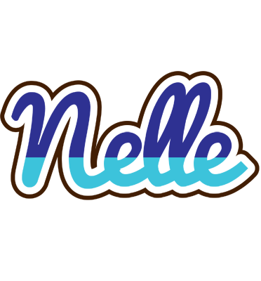 Nelle raining logo