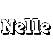 Nelle snowing logo