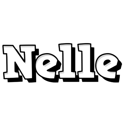 Nelle snowing logo