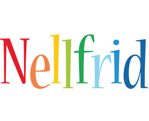 Nellfrid birthday logo