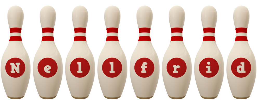 Nellfrid bowling-pin logo