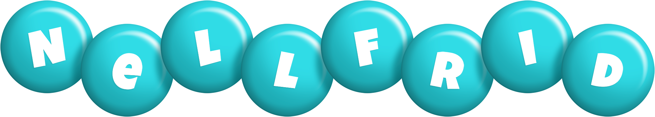 Nellfrid candy-azur logo