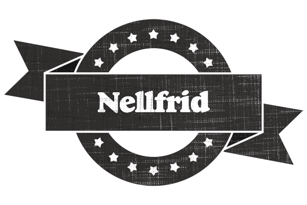 Nellfrid grunge logo