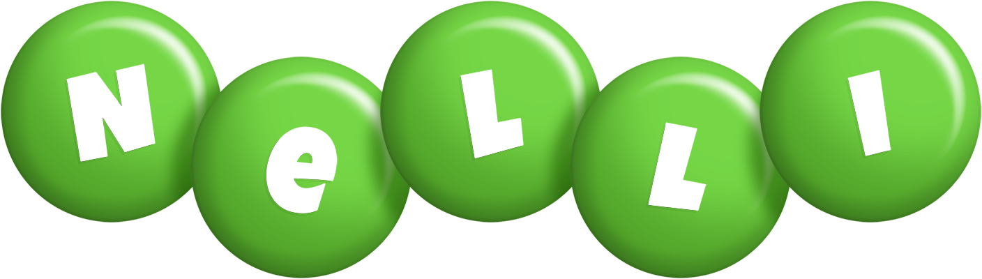 Nelli candy-green logo