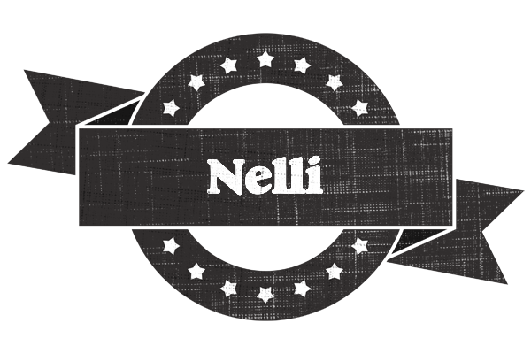 Nelli grunge logo