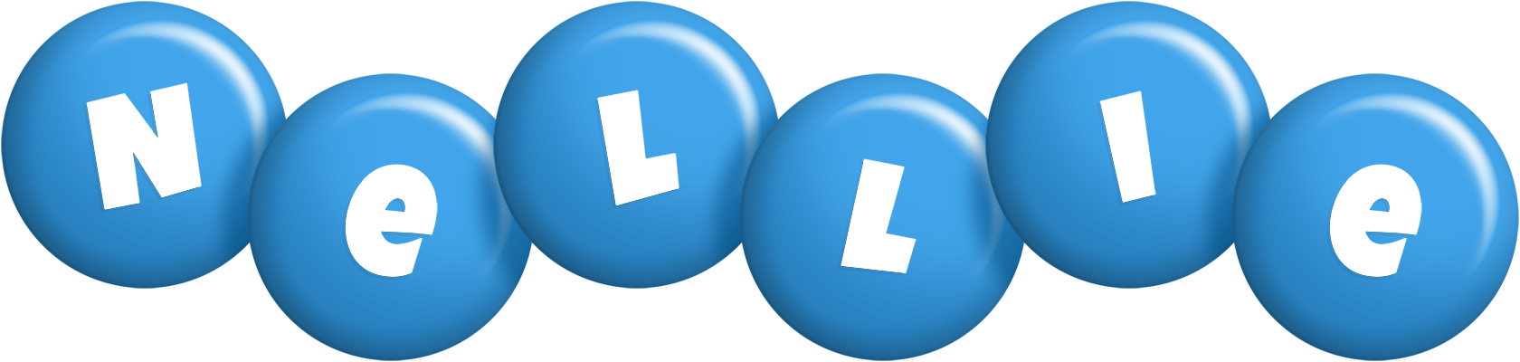 Nellie candy-blue logo