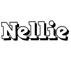 Nellie snowing logo