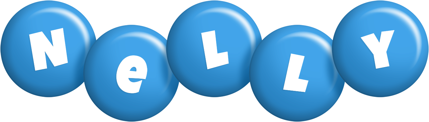 Nelly candy-blue logo