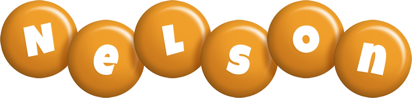 Nelson candy-orange logo