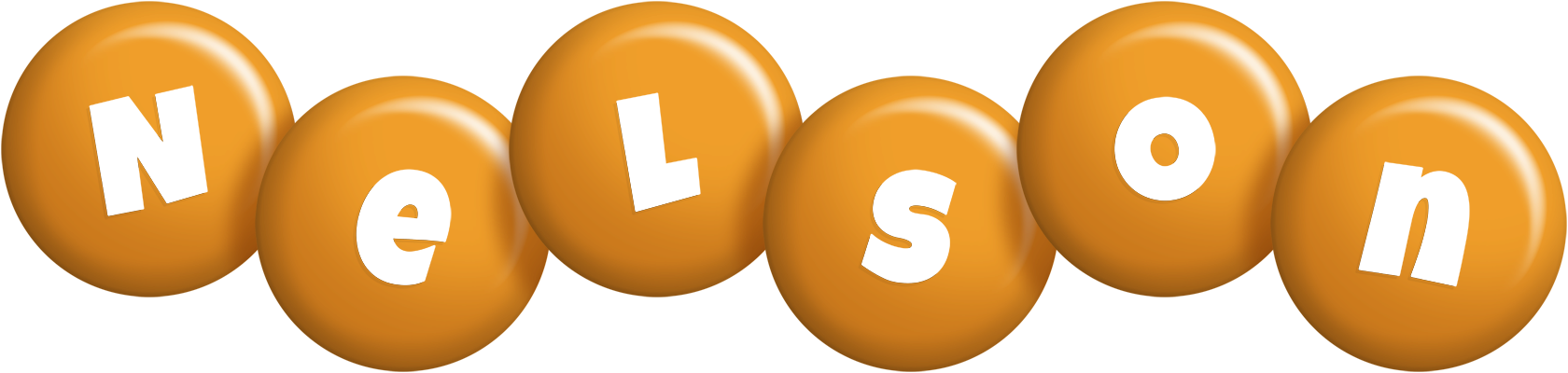 Nelson candy-orange logo