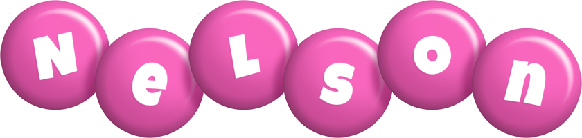 Nelson candy-pink logo