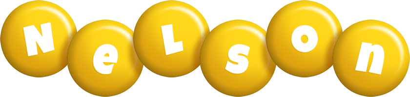 Nelson candy-yellow logo